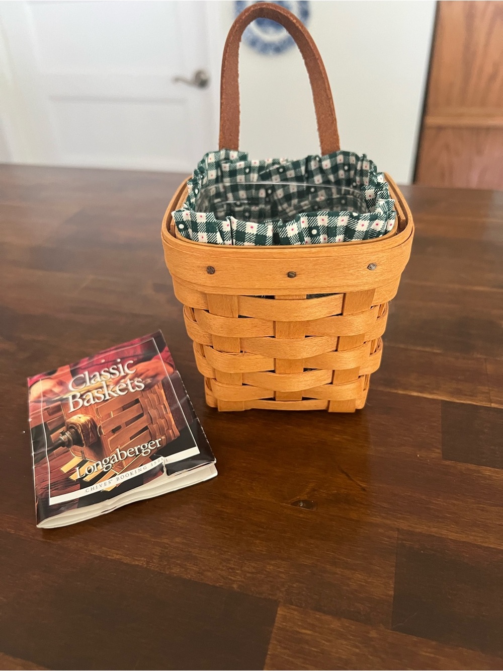 Longaberger Chives Booking Basket, 1999